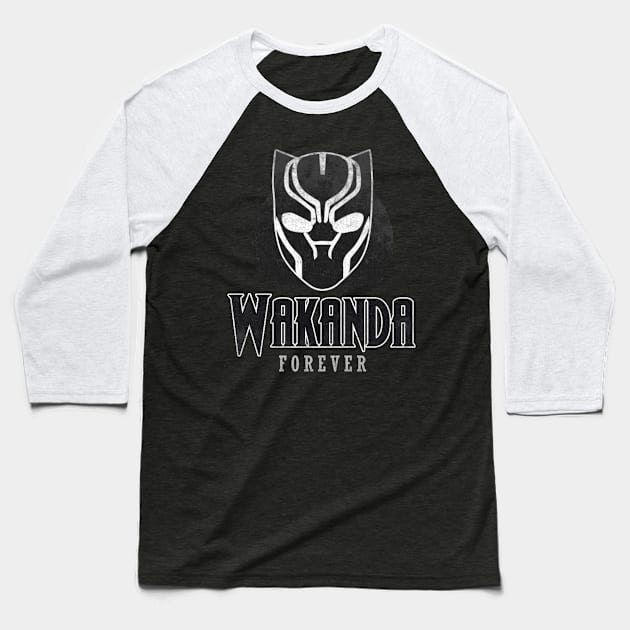 wakanda forever - king wakanda Baseball T-Shirt by xalauras studio